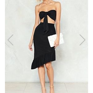 Nasty Gal - Lets hang crop top & skirt set